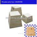 Adustable wooden plyometric box